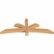Ekena Millwork Davenport Timber Gable Bracket, Western Red Cedar, 60"W x 22"H x 3 1/2"D x 3 1/2"F, 9/12 Pitch GBW060X22X0404DAV00SWR - alternate 3